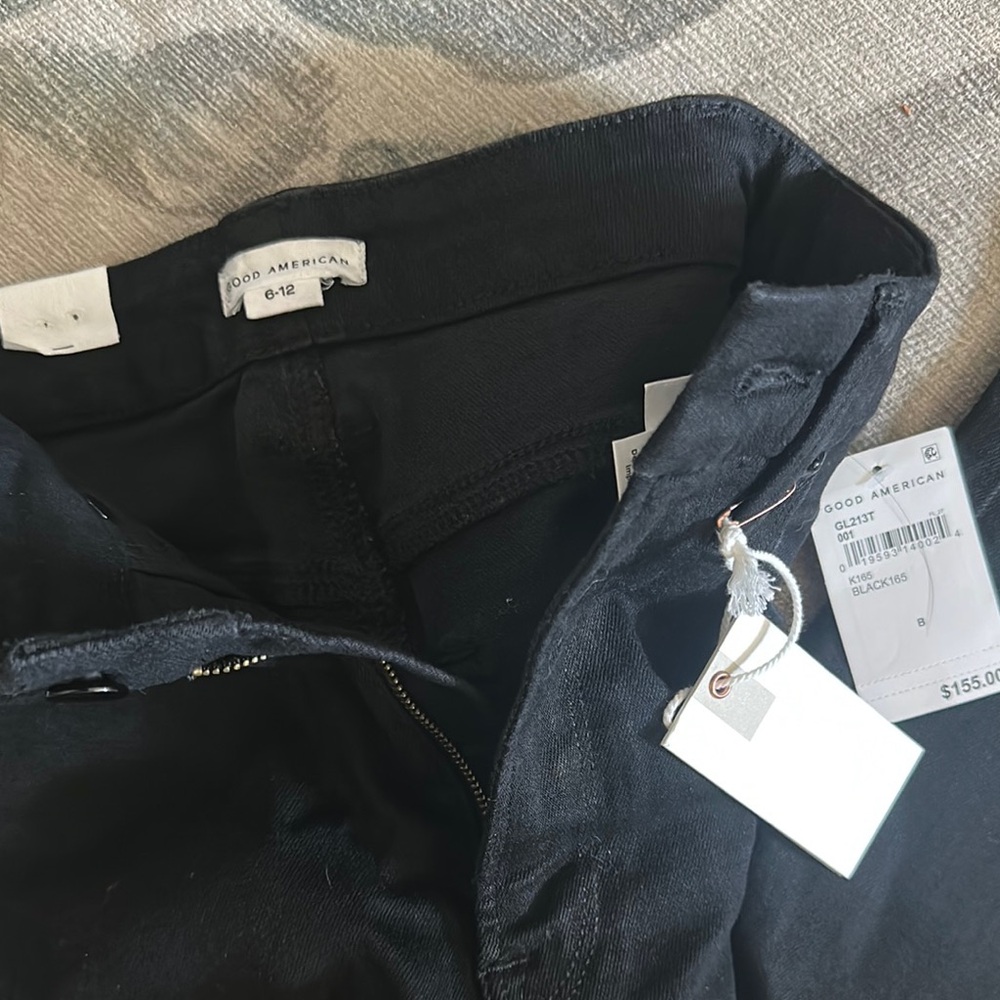 Good American Midnight Black Denim